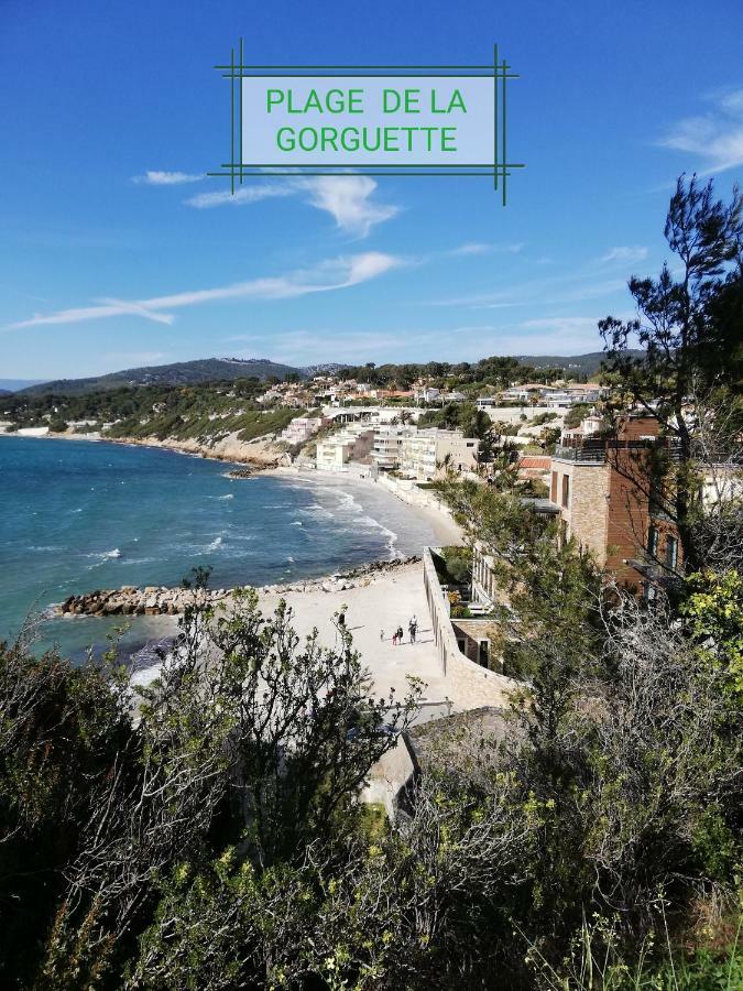 T2 Rez De Jardin 300M Plage De Beaucours Sanary Sur Mer エクステリア 写真
